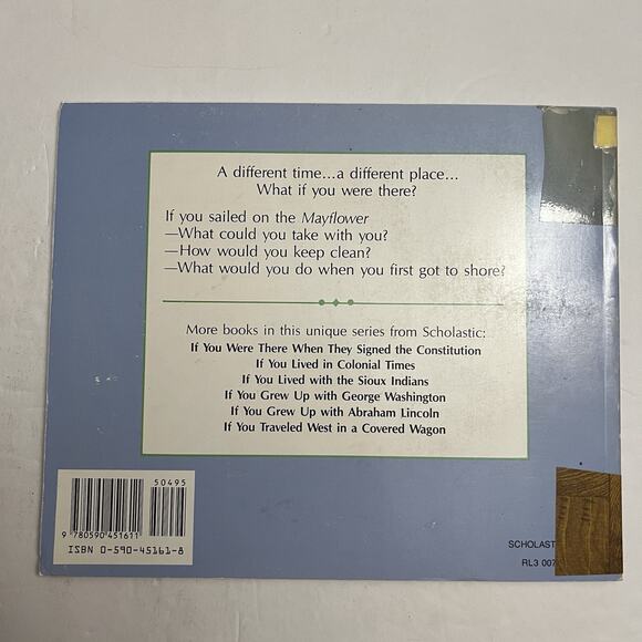 Set of 3 If You Series History Books Mayflower Ellis Island Abraham Lincoln - Picture 7 of 16
